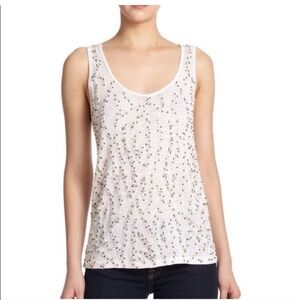 ALICE + OLIVIA Dali Embellished Linen Tank Top NWT SMALL